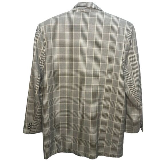 Vintage Tribal Plaid Academia Blazer - Picture 5 of 8